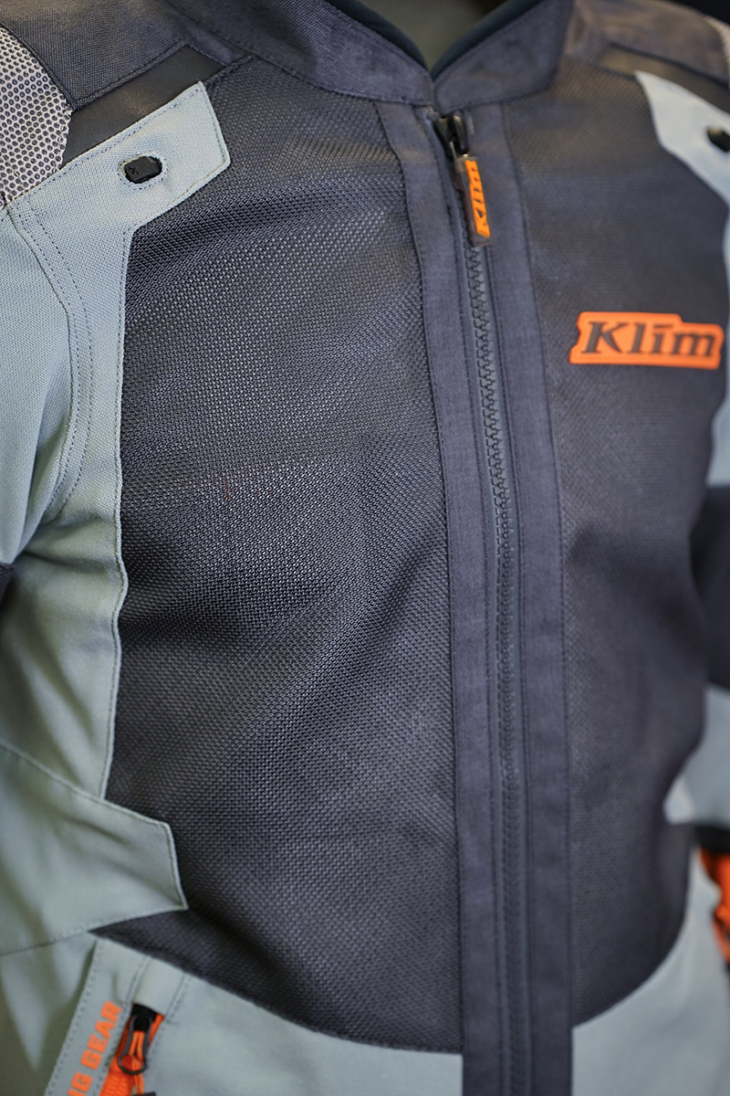 Klim Baja S4 Schoeller Dynatec mesh panels